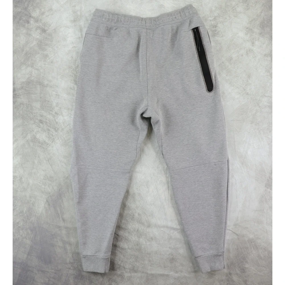 Nike Tech Fleece Joggers Mens Large Heather Gray Sweatpants CU4495-063 READ